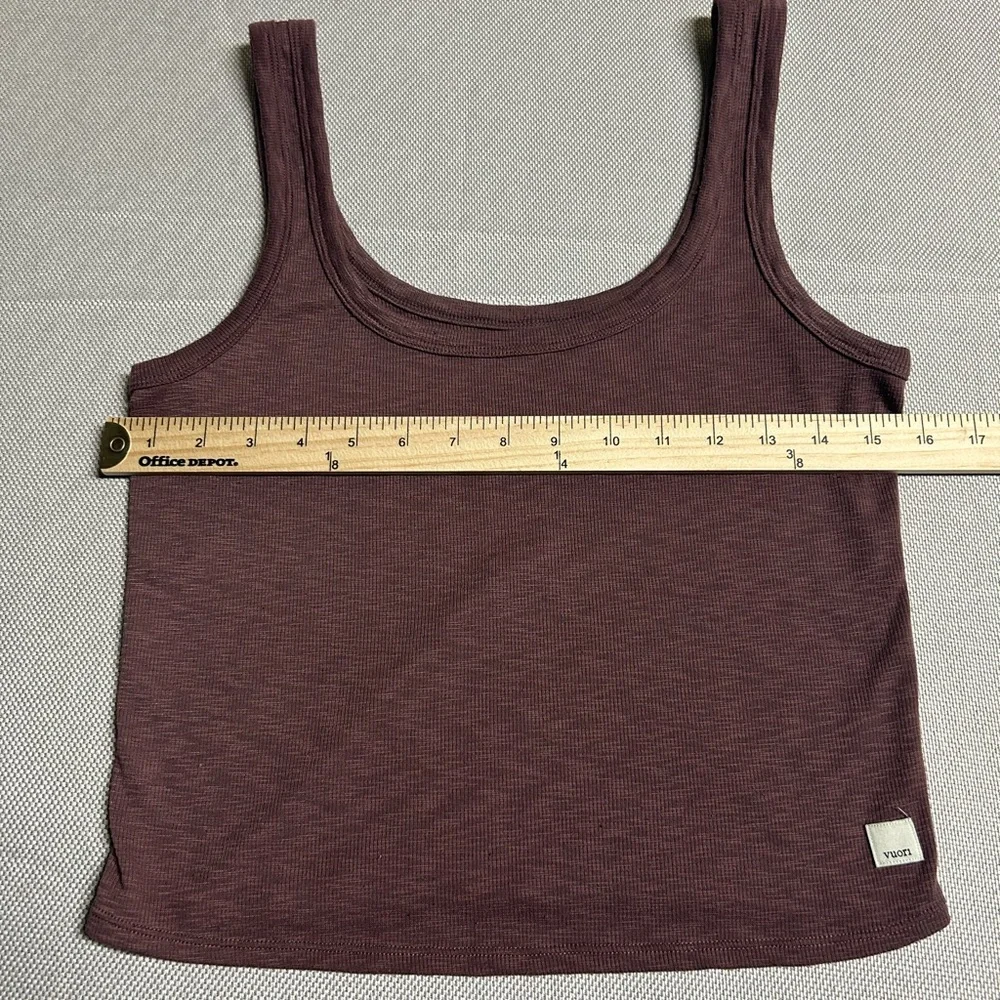 Vuori | Tops | Vuori Sunrise Crop Tank | 
Women's Purple Tank Top - Picture 5 of 6